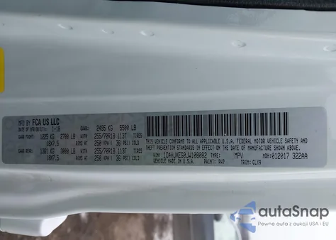 2018 Jeep Wrangler Unlimited Sahara 4X4 z USA, uszkodzony, nr VIN 1C4HJXEG0JW108082